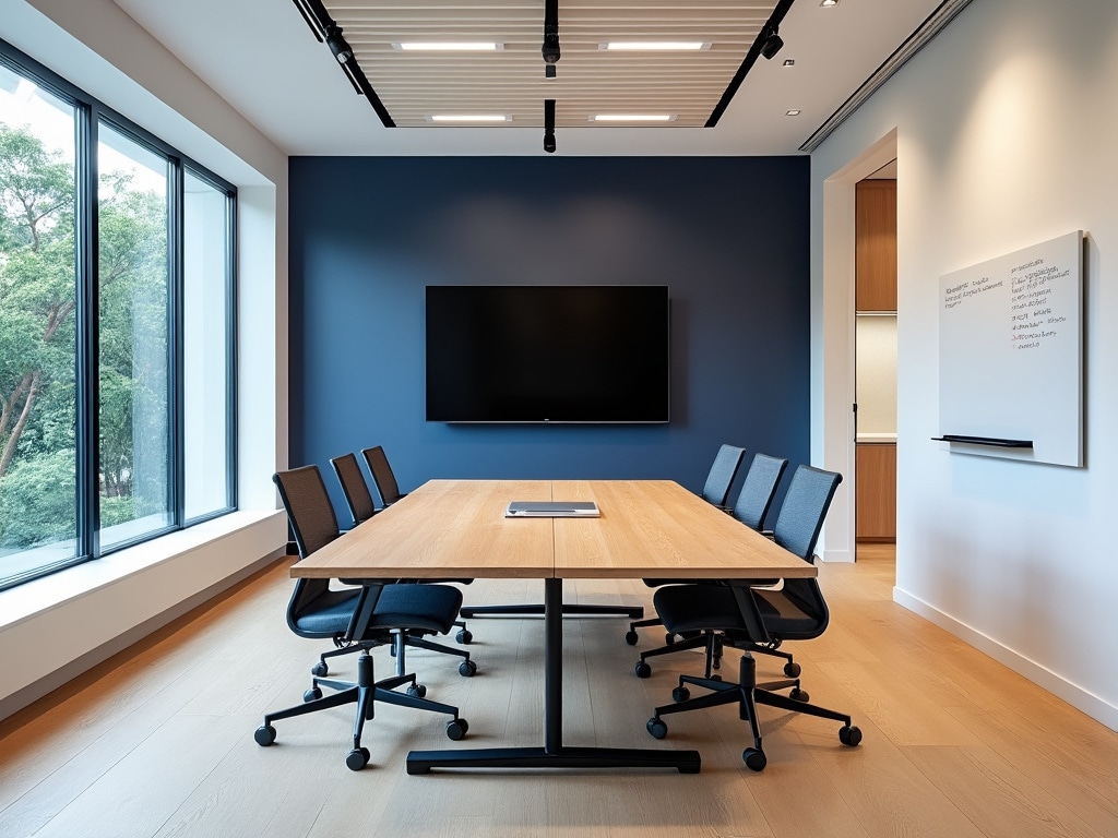 Espacio de trabajo de Dusefo en Martínez con luz natural y ambiente colaborativo